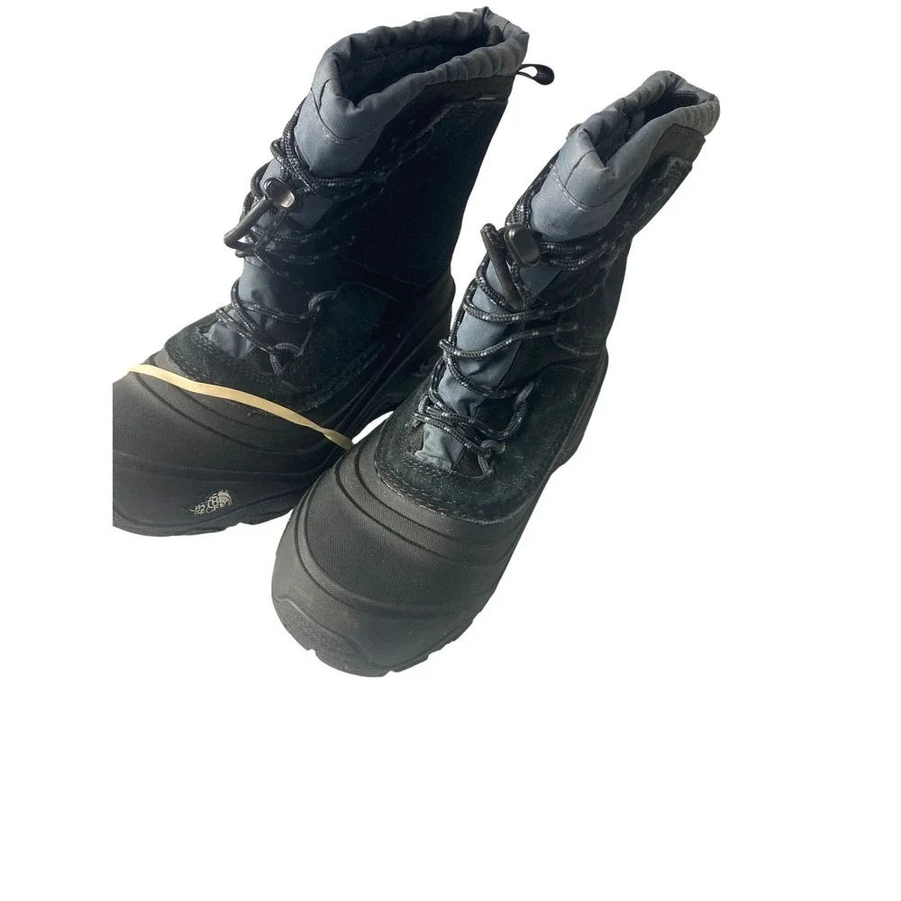The North Face Black Waterproof Winter Snow Boots Youth 4